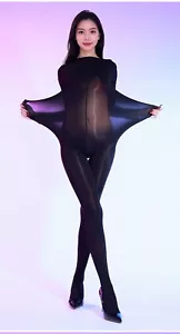 Unisex 8D Ultradünner Body Übergröße Hochelastisch Glänzend Bodystocking - Bild 1 von 20