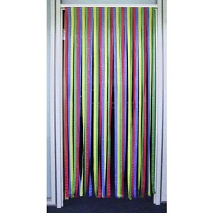 12x cortina de puerta tiras cinta ventana protección contra insectos mosquitera cortina de hilo - Imagen 1 de 1