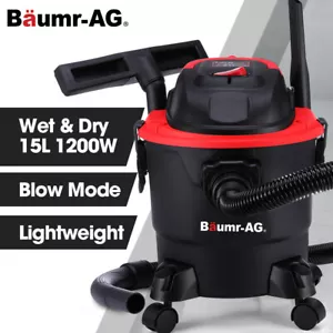 BAUMR-AG 15L Wet and Dry Vacuum Cleaner Blower Car Home Carpet Shop Portable Vac - Picture 1 of 11