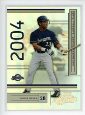 2004 Absolute Memorabilia Spectrum Gold #112 Rickie Weeks Brewers Gold /50