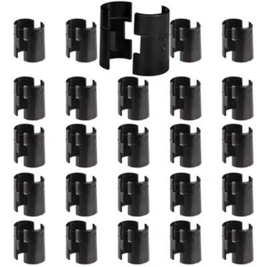 Wire Shelf Clips, Wire Shelving Shelf Lock Clips 25 Pairs 50 Pieces 3/4" Post - Picture 1 of 6