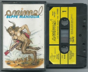 CASSETTE TAPE MC BEPPE MANIGLIA Animal (90) Italian prog rock synth pop NM! - Foto 1 di 1