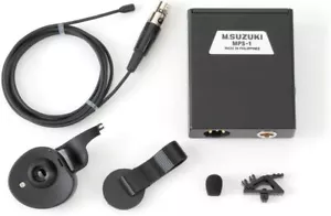 SUZUKI HMH-100 Harmonica Condenser Microphone Set from Japan - Picture 1 of 9