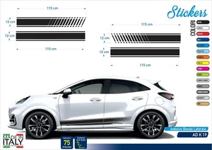 AUFKLEBER SEITENSTREIFEN SEITENWAND AUTO UNIVERSAL STREIFEN TUNING SPORT ABATH - Bild 1 von 1