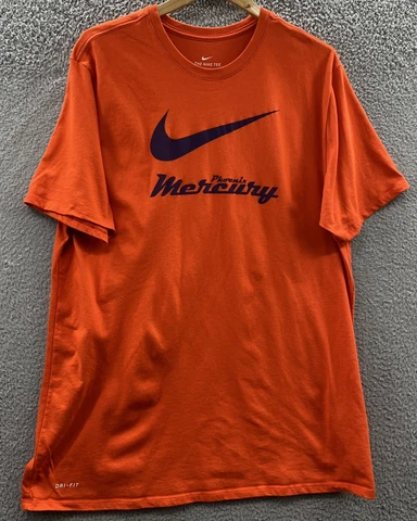 Phoenix Mercury Nike Shirt Womens 2XL XXL Orange WNBA Basketball Dri Fit Ladies Cover
