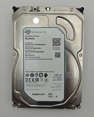Seagate Skyhawk 6TB SATA 3 3.5'' Internal HDD - ST6000VX001 | 2BD186-500 - Image 1 of 4