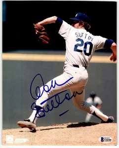 Don Sutton LA Dodgers Autographed 8x10 Photo Beckett Authentic - Picture 1 of 3