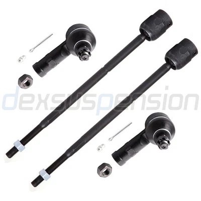 Kit de acoplamiento de extremo de varilla de amarre exterior interior delantero Ford Escort 1991-2003 4x apto para Foto 1 de 4