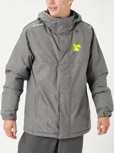 Chaqueta de Hockey de Invierno CCM Northern Michigan University Wildcat Hombres Equipo Grande Gris - Imagen 1 de 12