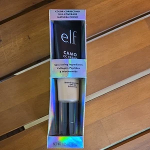 Elf Camo CC Cream Full Coverage SPF 30, Light 240 W w/ Golden Undertones New ! - Picture 1 of 6