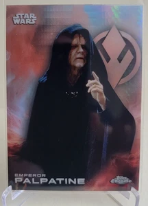 2025 TOPPS CHROME STAR WARS EMPEROR PALPATINE PRISM #38 - Picture 1 of 2