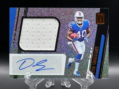 Devin Singletary 2019 Panini Unparalleled Rookie Jersey Patch Auto #326 RC Mem - Image 1 of 2