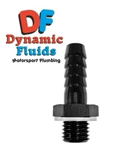 Bosch Kraftstoffpumpe Adapter M14x1.5 8mm 5/16" Widerhaken Schlaucharmatur schwarz Aluminium 979 - Bild 1 von 1