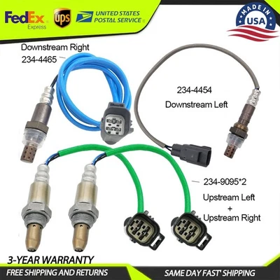 4PCS Up+Down Oxygen Sensor For 2010-2013 Land Rover LR4 Range Rover Sport 5.0L Foto 1 de 4