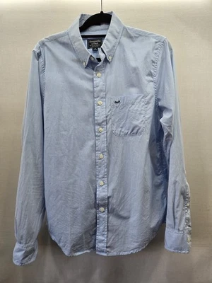 Camisa de vestir Abercrombie Fitch para hombre talla M azul muscular Ls abotonada Foto 1 de 4