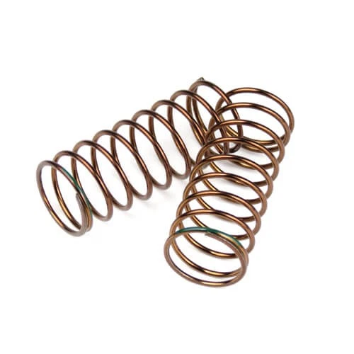 Tekno RC Shock Spring Set front, 1.4×9.75, 3.81lb/in, 50mm, green - Image 1 of 1