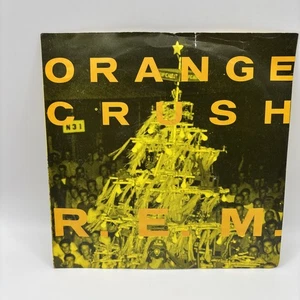 R.E.M. Orange Crush REM 7" Vinyl UK 1989 Warner Bros 1st Press A1/B1 Single - Picture 1 of 3
