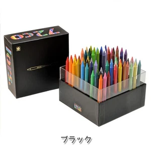 Craypas Coupy Pencil Cube Box 72 (Black) - Sakura Color Products (FY72BOX-WH) - Picture 1 of 9