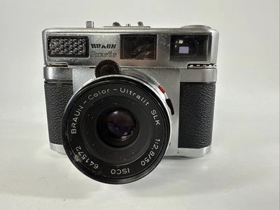 Cámara fotográfica Braun Paxette Super III de 35 mm de colección lente 1:2,8/50 Alemania Foto 1 de 4