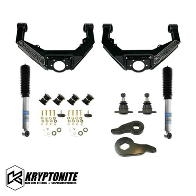 Kryptonite Stage 2.5 Leveling Kit w Bilstein Ft Shocks 03-09 Hummer H2 & H2 SUTs Foto 1 de 4