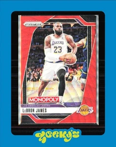 2024-25 Panini Prizm Monopoly - LeBron James #43 Ruby Wave Prizm - Bild 1 von 2