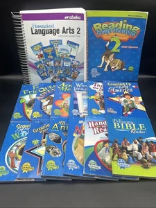 Abeka Homeschool Language Arts 2 Curriculum Lesson Plans, Books, Skill Sheet - Picture 1 of 13