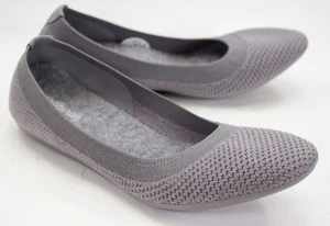 Allbirds TB Tree Breezers Womens Sz US 7.5 Ballet Flats Light Gray Slip On Shoes - Picture 1 of 12