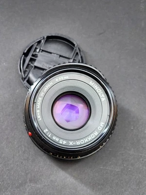 Lente principal Minolta MD Rokkor-x 45 mm 1:2 Foto 1 de 4