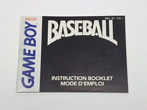 Baseball Authentic Nintendo Game Boy Original Manual Only - Picture 1 of 8