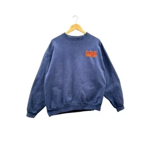 Vintage 1990's Illinois Fighting Illini Embroidered College Crewneck Sz XL VTG - Picture 1 of 9