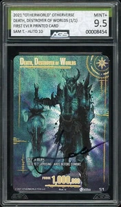 2021 Otherverse 'Otherworld' - Death, Destroyer of Worlds 1/1 - AGS 9.5 AUTO 10 - Picture 1 of 2