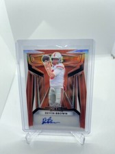 2023 LEAF METAL DEVIN BROWN AUTO ORANGE RC ROOKIE 2/3 SSP #BA-DB1 OHIO STATE OSU