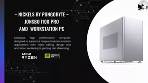 Nickels - Jonsbo i100 Pro AMD Ryzen 7700X RTX 4070 4K Video Editing Desktop PC - Picture 1 of 1