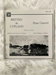 BRITTEN & COPLAND Piano Concerti Piano Melbourne Symphony Orchestra Vinyl - Picture 1 of 8