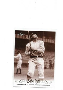 2016 Leaf Trading Baseball Card Babe Ruth: A Lean Ruth #14 - Picture 1 of 1