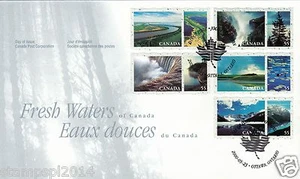 CANADA FDC FRESH WATERS / Lakes (1) - Picture 1 of 2