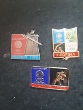 3 1996 ATLANTA OLYMPIC REPUBLIC OF GEORGIA NOC PINS