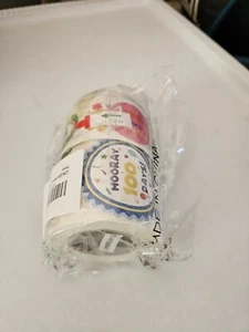 2 Rollen à 100 Tage Schule Aufkleber Neu - Bild 1 von 6