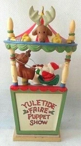 Vintage Enesco's "Treasury of Christmas Ornaments" 1989 "Ye Olde Puppet Show” - Picture 1 of 4