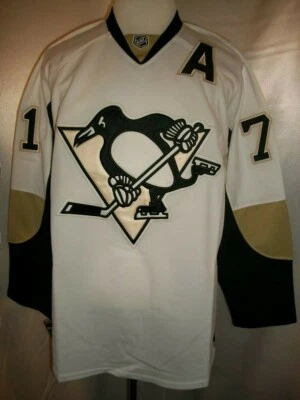 Camiseta deportiva Evgeni Malkin Pittsburgh Penguins blanca "2014-2016 Throwback" Reebok NHL Foto 1 de 2