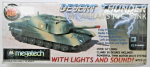 MEGATECH R/C, M1 Abrams Main Battle Tank, Lights, Sound, Turret turns & drives - Picture 1 of 8