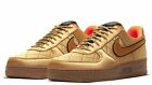Nike Air Force 1 '07 Premium Quilted Satin ‘wheat’ Cu6724-777 Size 7 New