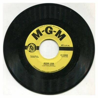 Conway Twitty - Mona Lisa /  (7", Single) - Image 1 of 4