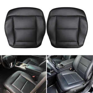 2010-2014 FOR Mercedes Benz E350 E550 Front Both Side Bottom Seat Cover Black - Picture 1 of 17
