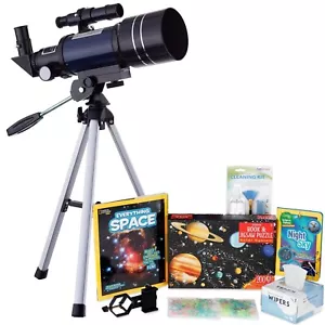 Kids Telescope Star Seeker Series with 15-150X 300x70mm Compact Telescope Kit 4 - Picture 1 of 11