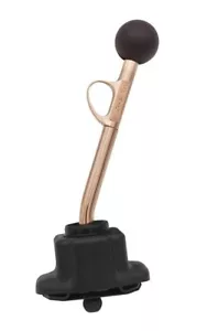 Empi 12" Tall Copper Trigger Shifter for VW Bug / Beetle 1950-1977 Rosewood Knob - Picture 1 of 3