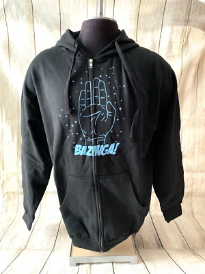 CBS The Big Bang Theory Live Long Black Hoodie BRAND NEW SMALL Sheldon Cooper - Image 1 of 4