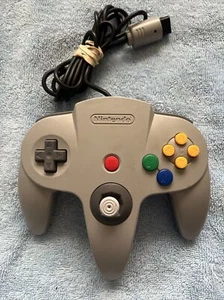 Nintendo 64 N64 Gray Controller Authentic Good Sticks! OEM Tested & Working! - Picture 1 of 2