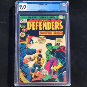 Defenders #17 ❄️ CGC 9.0 WHITE Pages ❄️ 1st App of the WRECKING CREW Marvel 1974 - Picture 1 of 3