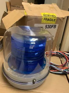 ONE GENUINE GAI-TRONICS EMERGENCY DUAL FUNCTION FLASHING STROBE BLUE LED 530FB - Picture 1 of 9